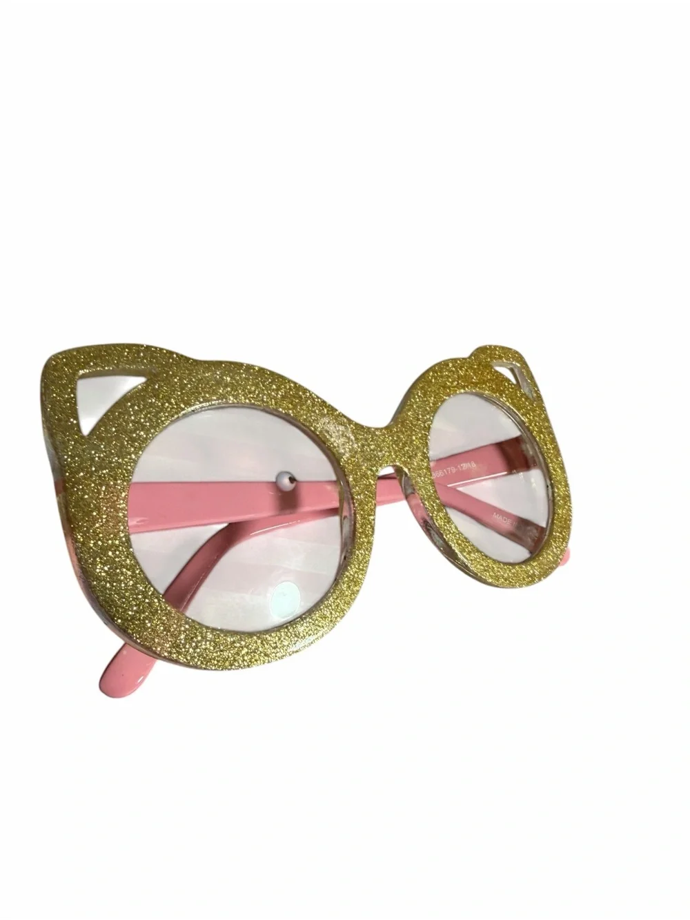 Kids’ Glitter Cat Fashion Eye Glasses CosGlitter